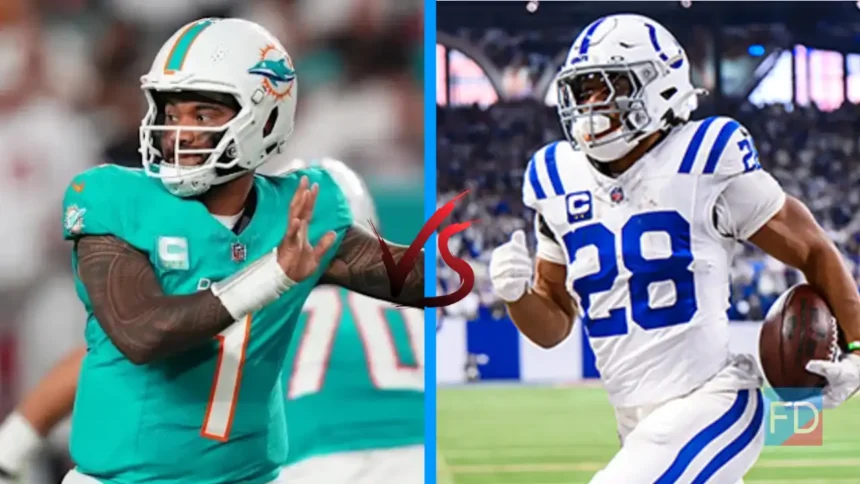Miami Dolphins vs Indianapolis Colts Match Player Stats