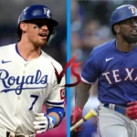 Kansas City Royals vs Texas Rangers match player stats