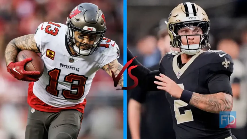 Tampa Bay Buccaneers vs New Orleans Saints Match Player Stats