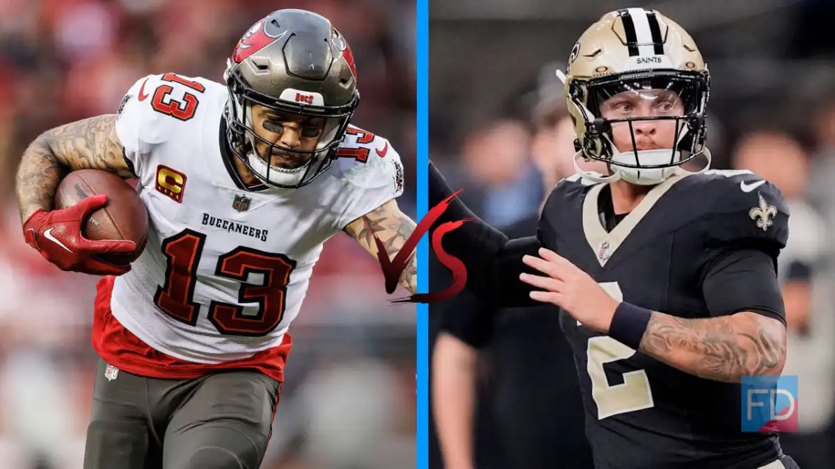 Tampa Bay Buccaneers vs New Orleans Saints Match Player Stats