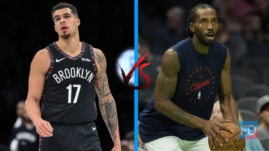 brooklyn nets vs la clippers match player stats